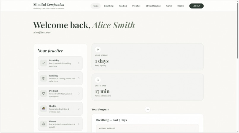 Mindful Companion – screenshot 6
