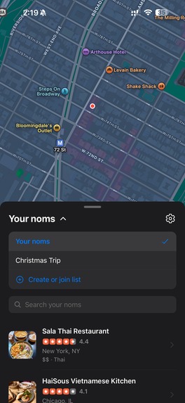 noms – screenshot 2