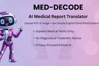 MedDecode -AI  powered medical report translator