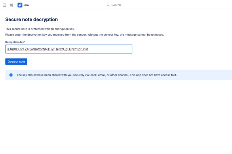 Secure Notes for Jira – screenshot 3