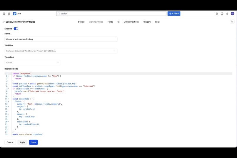 ScriptGenie – screenshot 2
