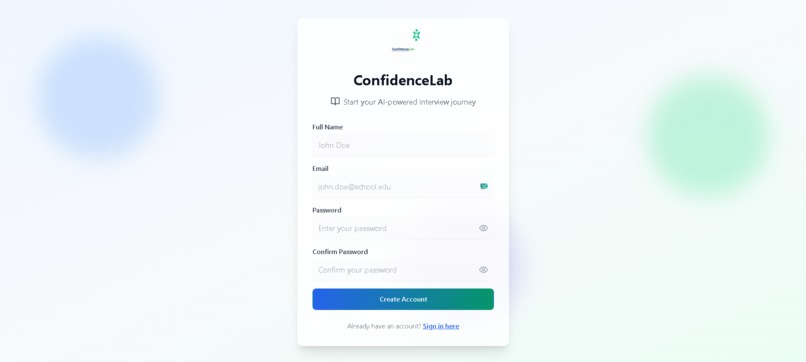 ConfidenceLab – screenshot 2