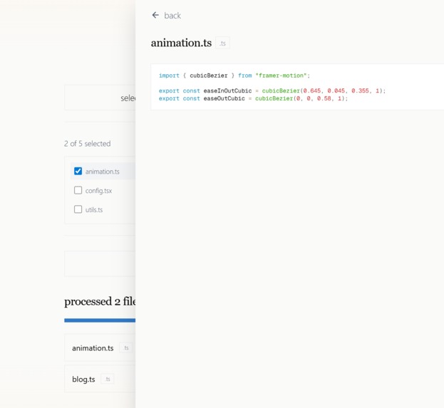 Ext – screenshot 1