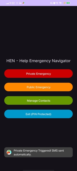 HEN-Help Emergency Navigator – screenshot 13
