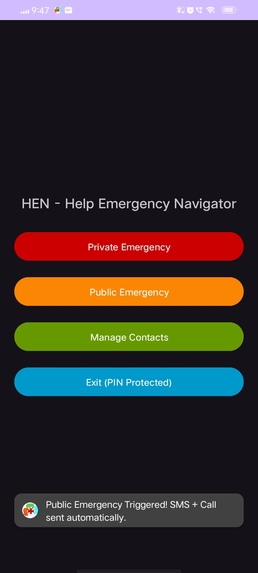 HEN-Help Emergency Navigator – screenshot 14