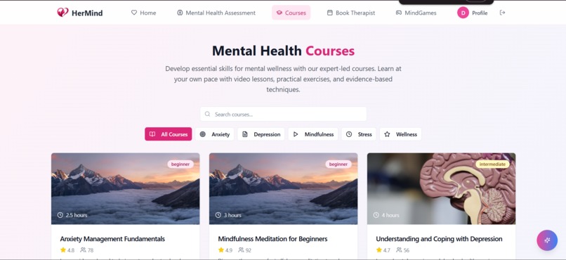 HerMind - Women's mental health platform – screenshot 25