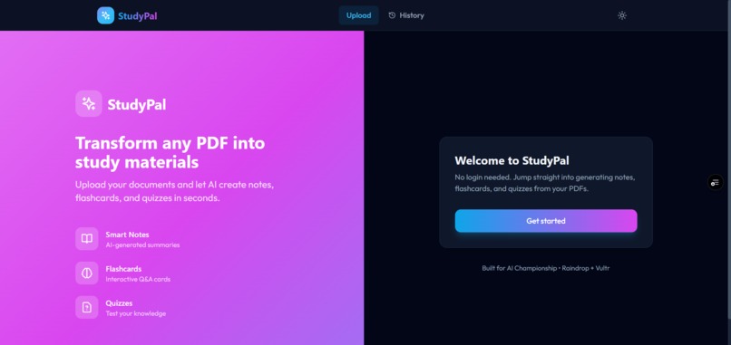 StudyPal – AI PDF Study Assistant – screenshot 1