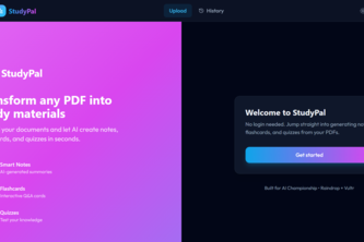StudyPal – AI PDF Study Assistant