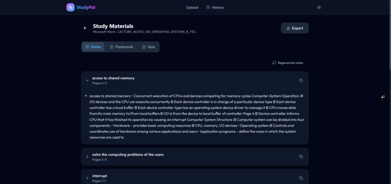 StudyPal – AI PDF Study Assistant – screenshot 3