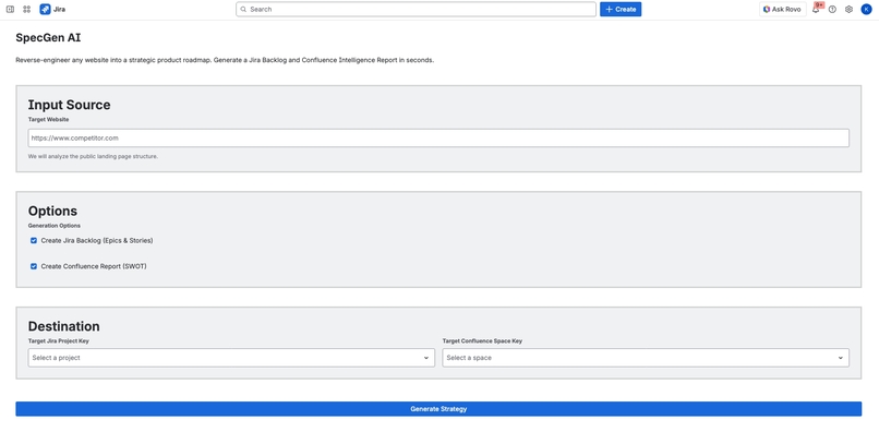 SpecGen AI – screenshot 1