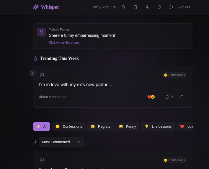 Whisper – screenshot 3