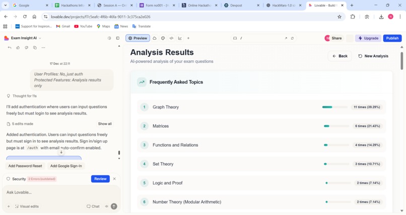 Exam Insight AI – screenshot 2