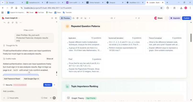 Exam Insight AI – screenshot 3