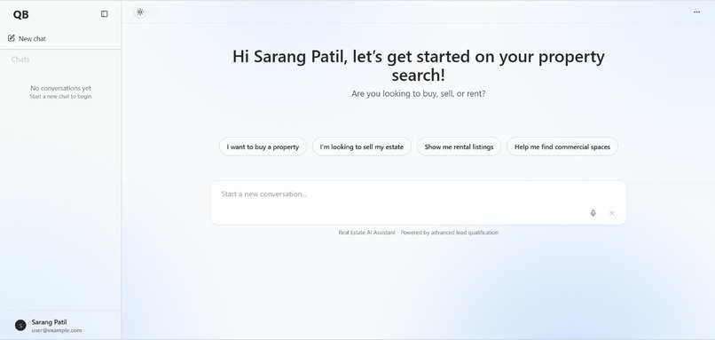 AI Sales Qualification Bot for Real Estate – screenshot 1