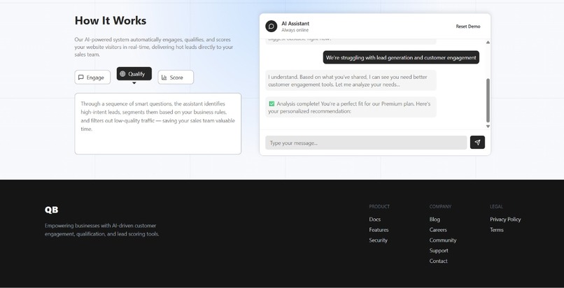 AI Sales Qualification Bot for Real Estate – screenshot 2