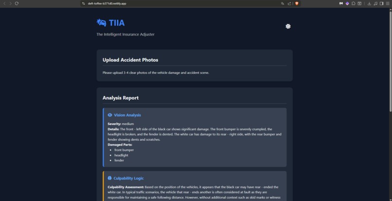 TIIA-The Intelligent Insurance Adjuster – screenshot 3