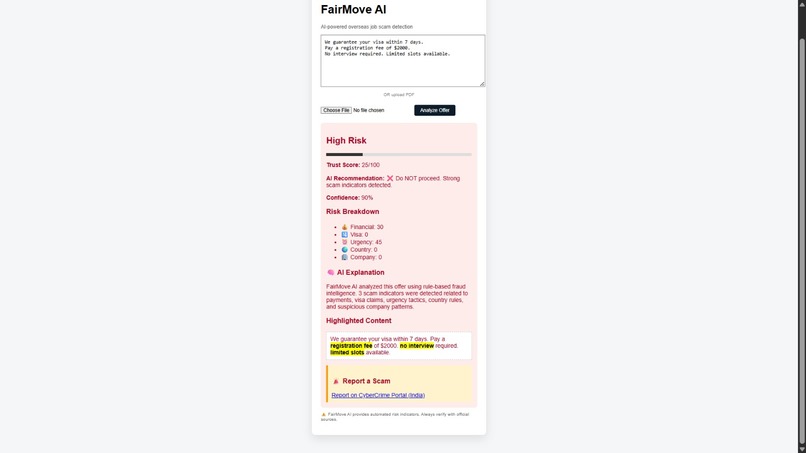 FairMove AI – screenshot 1