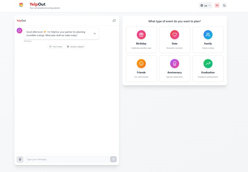 YelpOut – screenshot 1