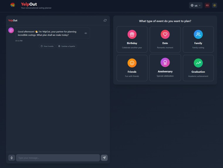 YelpOut – screenshot 2