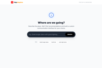 Yelp Adaptive: The Generative UI for Accessibility