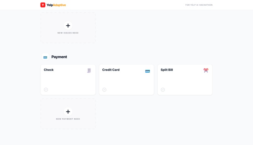 Yelp Adaptive: The Generative UI for Accessibility – screenshot 6