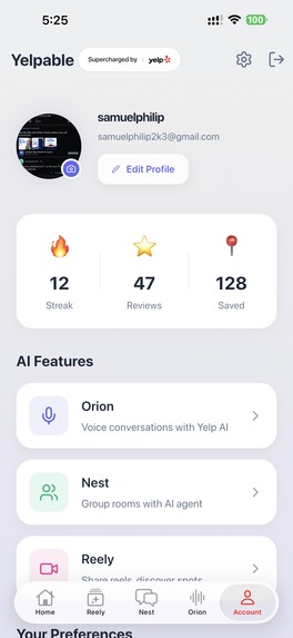 YelpAble: Accessible to ALL, not just to MANY – screenshot 16