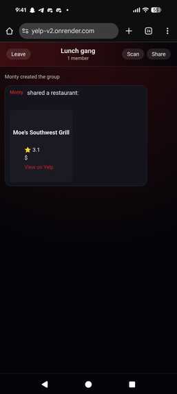 TasteLens – screenshot 2