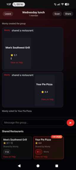 TasteLens – screenshot 3