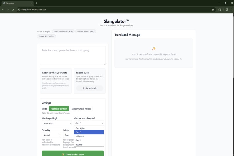Slangulator – screenshot 2