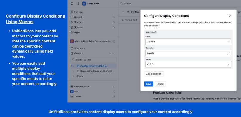 UnifiedDocs - Dynamic Documentation for Confluence – screenshot 5