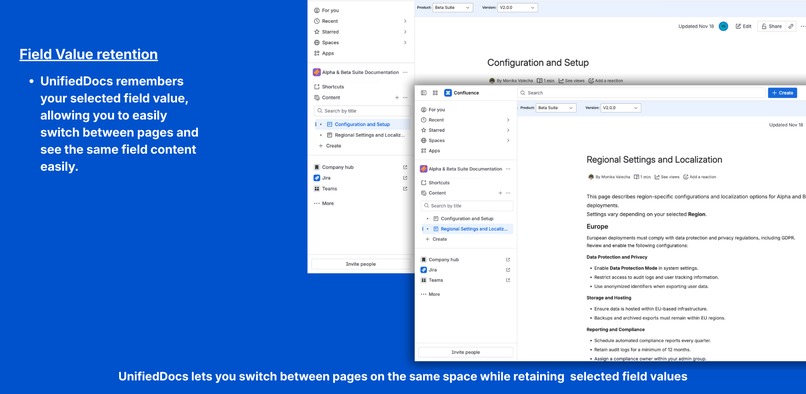 UnifiedDocs - Dynamic Documentation for Confluence – screenshot 6