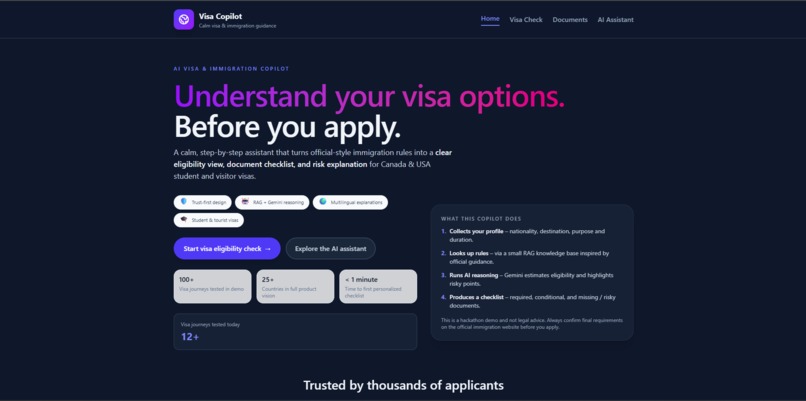 VisaAI – screenshot 2