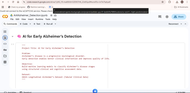 AI for Early Alzheimer’s Detection – screenshot 6