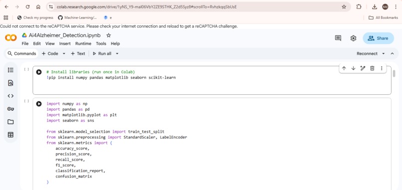 AI for Early Alzheimer’s Detection – screenshot 7