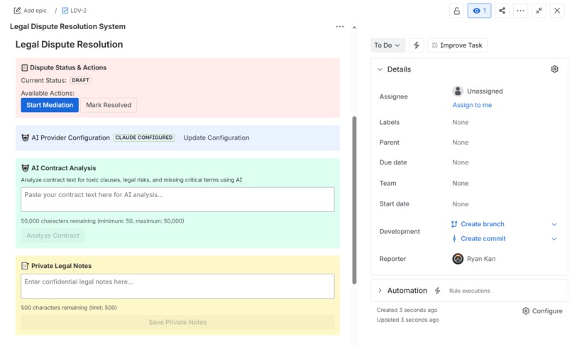 LegalDRS: AI-Powered Contract Analysis – screenshot 1