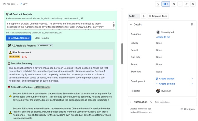 LegalDRS: AI-Powered Contract Analysis – screenshot 3