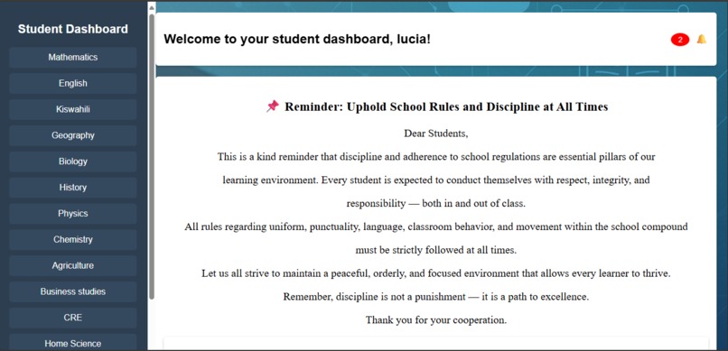 Remote Learning System – screenshot 2