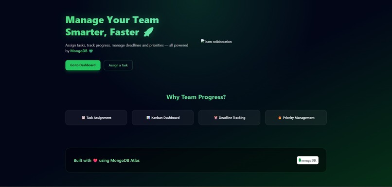Team Progress System – screenshot 1