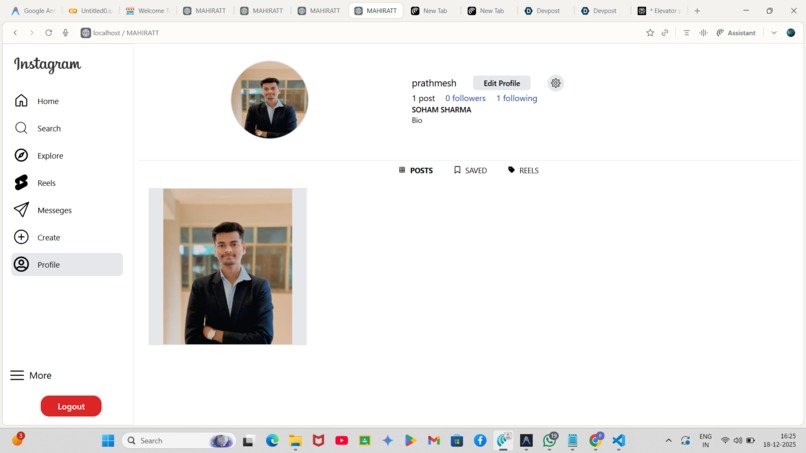 Instagram Clone – screenshot 3