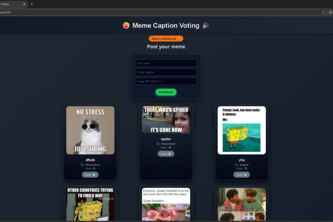Meme Caption Voting 