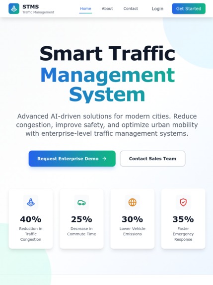 Smart Traffic Management System (STMS) – screenshot 2