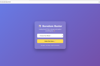 Boredom Buster