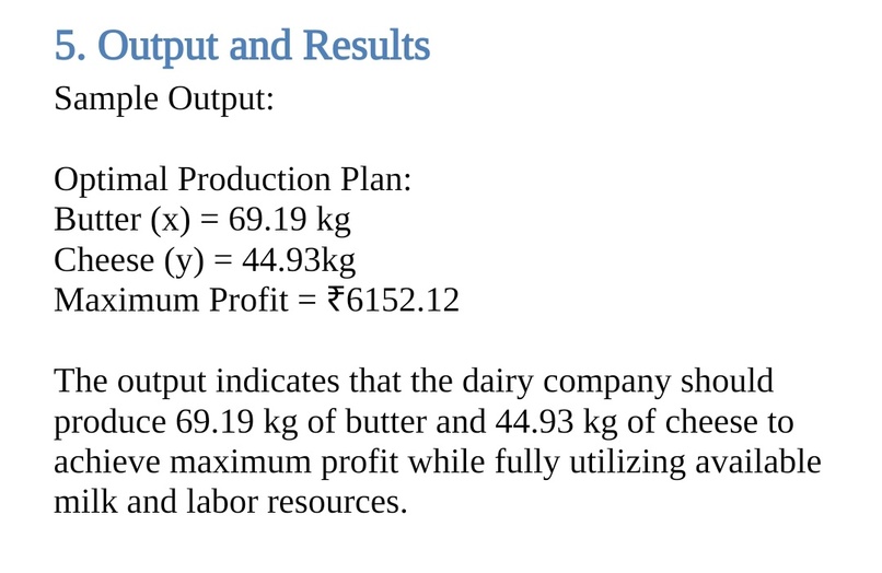 Profit Optimization via Lagrange in C programming  – screenshot 4
