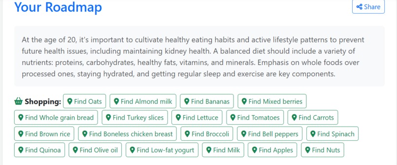 Designing a 3-Day Healthy Diet Using Renal-AI – screenshot 2