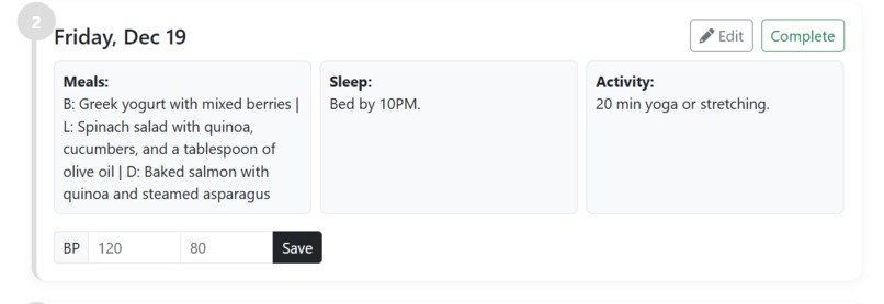 Designing a 3-Day Healthy Diet Using Renal-AI – screenshot 4