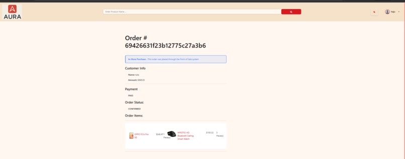 AURA – Agentic Omnichannel Retail Orchestration System – screenshot 32