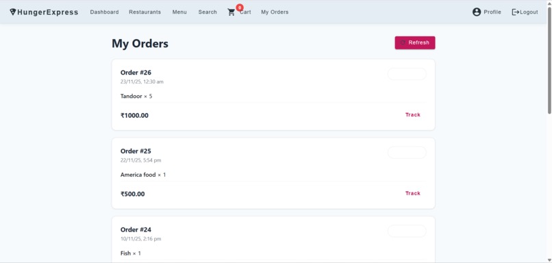 Online Food Delivery App and Management – screenshot 2
