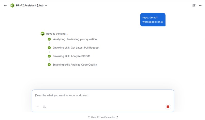 PR-AI – screenshot 3