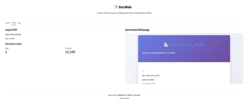 DocWeb – screenshot 2