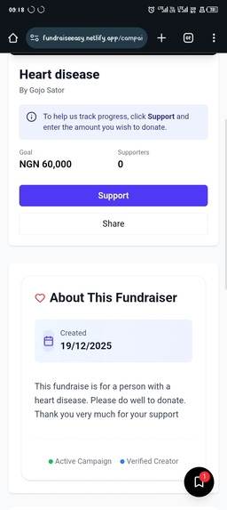 FundraiseEasy – screenshot 2